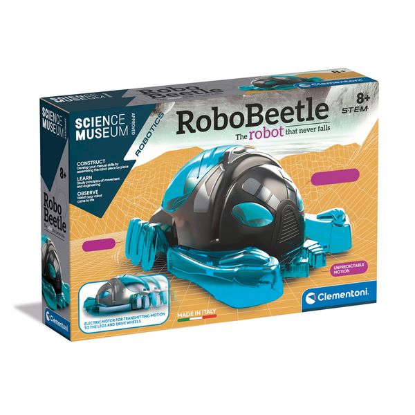 Clementoni 61352, Robo Beetle Robotic Toy for Children, Ages 8 Plus