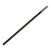 Universal 7.9mm Black Fibreglass Tent Pole Section with Ferrule