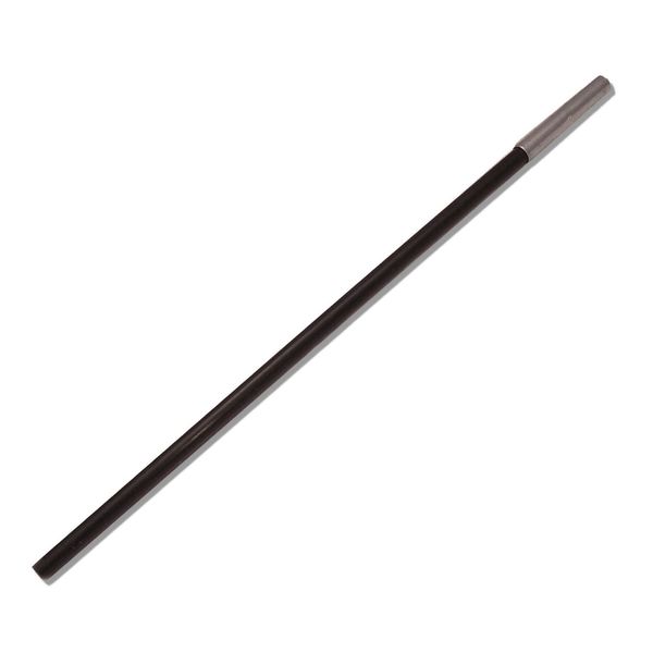 Universal 7.9mm Black Fibreglass Tent Pole Section with Ferrule