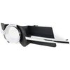 Fog Light Trim Set For 2008-2012 Chevy Malibu Left & Right Black and Chrome 2Pc