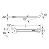KS Tools 517.0613 13mm Combination Spanner Offset
