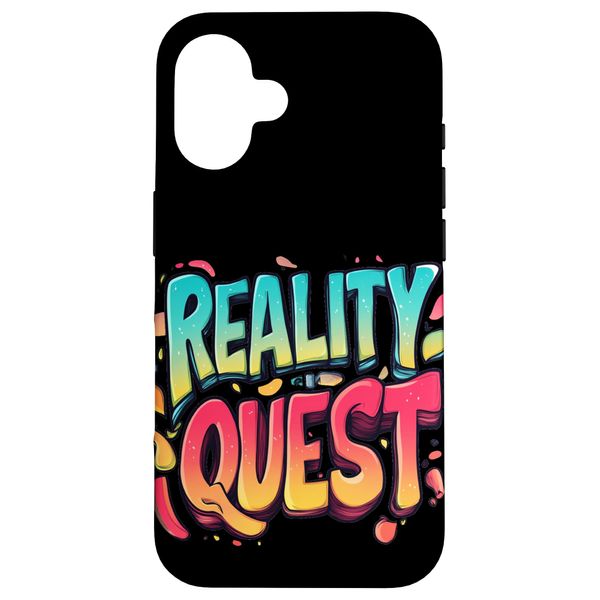 Vibrant and Funny Reality Quest Speech Costume Case for iPhone 16