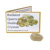 Rutilated Quartz Polished Tumblestone Healing Crystal Crystal Only