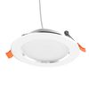 Ceiling Lights, 3000-6500K Motion Sensor Recessed Light, LED Sensor Ceiling Embedded Panel Light Human Body Motion Sensor Light, Recessed Lighting, Simple Retrofit Installation(7W)