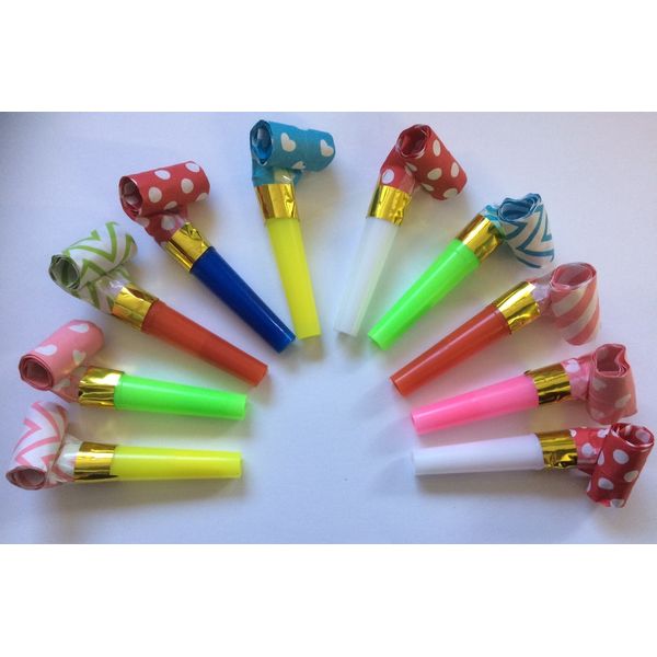 20 x PARTY BLOWERS LOOT BAG FILLER NOISE TOY BIRTHDAY CHRISTMAS NEW YEAR