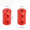 Aopin Coupling, 4 Rigid Set Screw Coupling, 2-3mm Socket Coupling with Allen Key, 20mm Length Motor Coupling, For 3D Printer, CNC Machine, Car Model, Boat Model, Hardware, Mold, DIY Coding Rigid Coupling