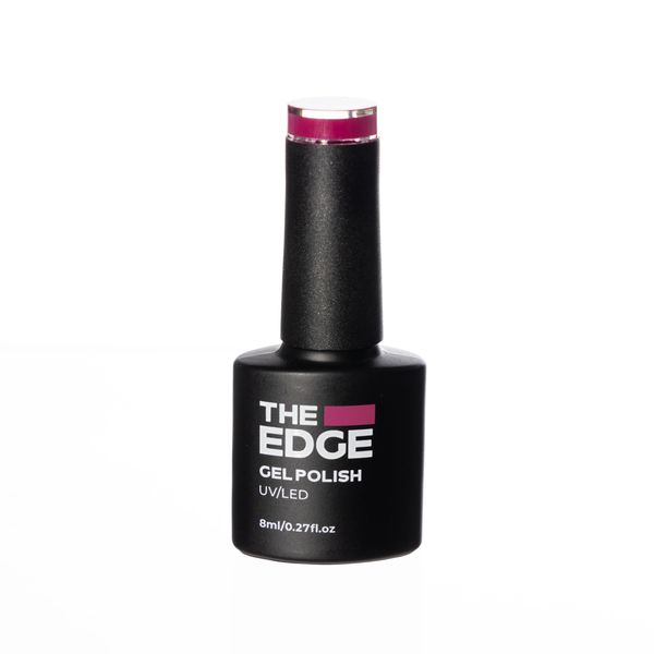 THE EDGE Gel Nail Polish 8ml - The Raspberry Pink - UV/LED Manicure/Pedicure for Salon & Home Use, Highly Pigmented/Long Lasting/2-Coat Coverage