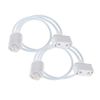 Duct Rail Hanging Ceiling Conversion Cable 1m Length White (2 Pack)