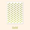 3000 Pack, Gold Star Stickers, Metallic Foil - 15mm