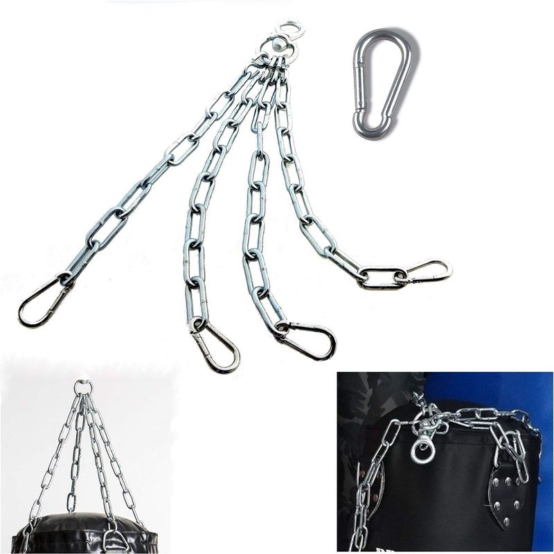 Boxing Bag Chain Complete with Steel Carabiner Muay Thai MMA Training ...