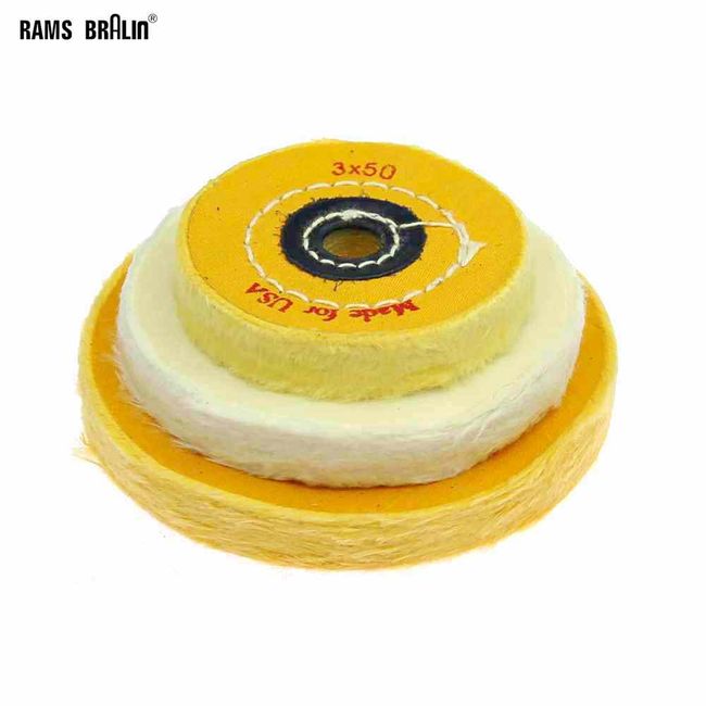 Cotton Watch Jewelry Polish Buffer Kit  Cotton Polishing Buffing Wheel Set  - Abrasive Tools - Aliexpress