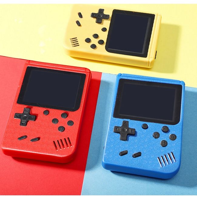 Pocket Handheld Retro Game Console Red
