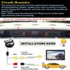 Reverse Parking Rear View Backup Camera for Jeep Wrangler 2012-2013 Night Vision
