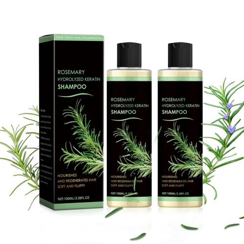 Organic Rosemary Shampoo for Hair Growth, Hair Growth Shampoo with Rosemary Oil and Hydrolyzed Keratin for Thinning Hair, Hair Thickening Shampoo for Strengthening hair and Hair Loss, All Hair Type