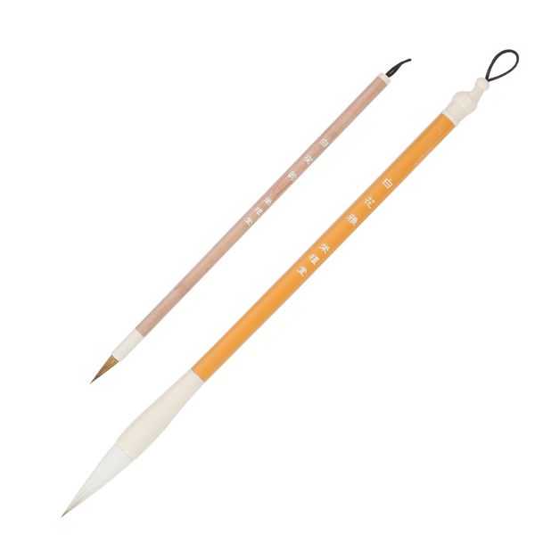 Eikido Calligraphy Brush No. 3 Thick Calligraphy Calligraphy Brush Set, Elementary School Students, Junior High School, Adults, Suitable for Beginners, Easy to Write, Wooden Axis, Beginning, Brush,