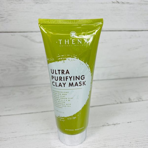 Organic Thena Ultra Purifying Clay Mask Natural Radiance Wellness 6.7 Oz New