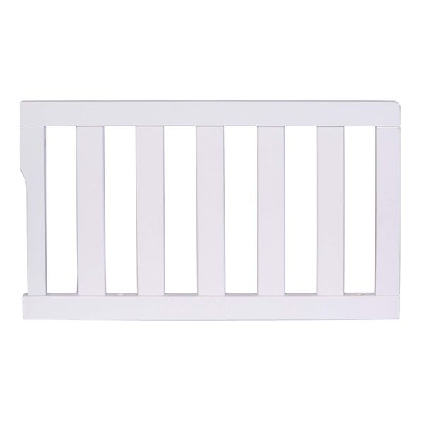 Dream On Me Convertible Crib Toddler Guard Rail in White, Compatible with Select Cribs, Crib to Toddler Bed Conversion, Easily Attachable (21.25L x 1.2W x 12.25H)