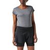 JAKO Damen 2-in-1 Shorts, Schwarz, 44