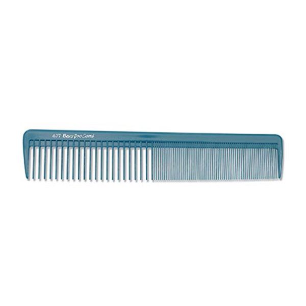 (Set of 3) # 407 Beuy Pro BLUE Hair Styling Combs + Free Double Dip Comb