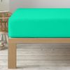 Degrees home Fitted Sheet 105 x 190 cm Adjustable – Brushed Microfibre – Green