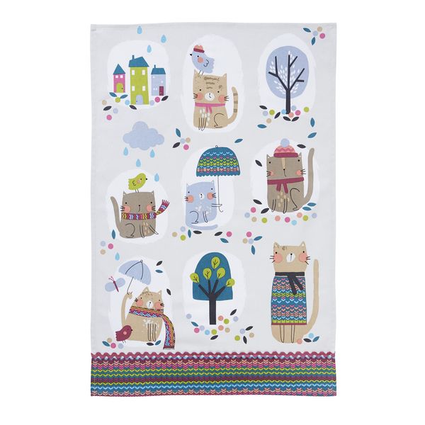 Ulster Weavers Cozy Cats Cotton Tea Towel