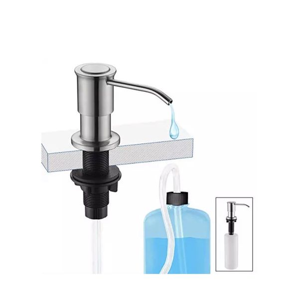 Manual Press Builtin Sink Soap Dispenser Sink installation longer service life