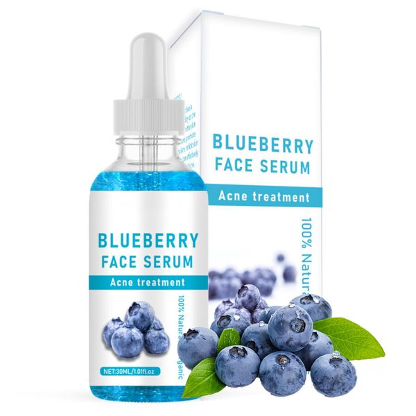 IZBEAUVO-Blueberry Vitamin C Serum For Face,Dark Spot Remover For Face,Vit C Serum,Boost Skin Collagen,Antioxidant&Plump,Brightening Serum,Hydrating Serum,Face Serum For Women,With 24K Gold