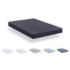 Todocama - Fitted sheet made from extra soft brushed microfibre. (Bed 140 x 190/200 cm, Dark Grey)