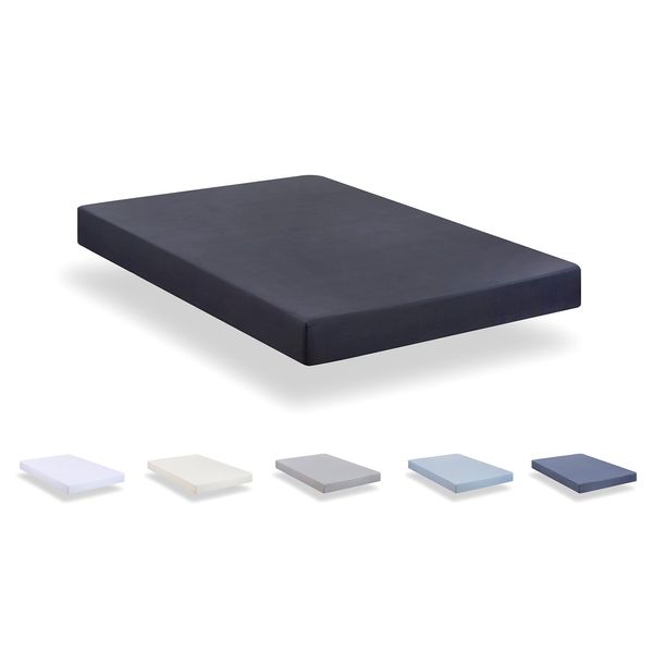 Todocama - Fitted sheet made from extra soft brushed microfibre. (Bed 140 x 190/200 cm, Dark Grey)