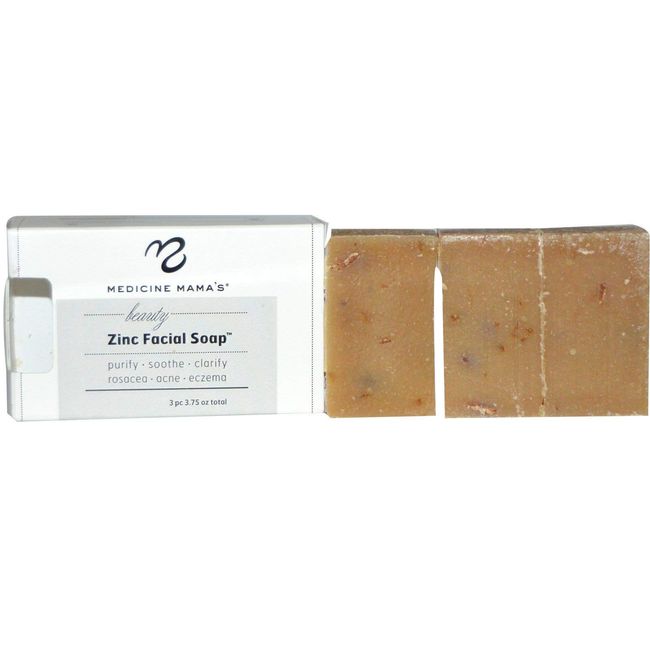 Medicine Mama's Apothecary Zinc Facial Bar, 3.75 Ounce