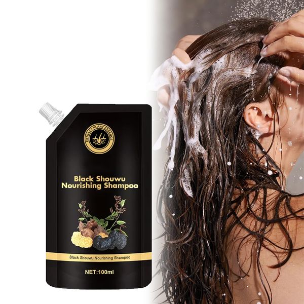 Hair Growth Shampoo,Natural Hair Shampoo With Ginseng and Ginger Root,Moisturizing Soothing,Nourish Scalp,Ganoderma Polygonum Shampoo for Men&Women Use