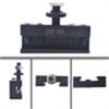 mitoharet 2 PCS 250-101 Wedge Type Tool Post Set for A Free Operation