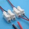 Ulable 30pcs White No Solding Welding Quick Cable Wire Connector No Screw Terminal Spring Clamp (2 bit)