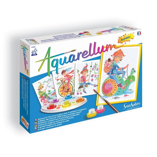 Sentosphère – Elves Painting without Exceeding Borders, 6503, White, Blue