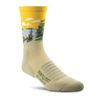 Farm to Feet Cascade Locks 3/4 Technical Hike Crew (Desert Tan, Medium)