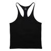 JEEING GEAR Men's Stringer Bodybuilding Workout Gym Tank Tops Y Back Cotton Color Black Size M