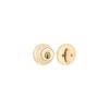 Kwikset Smartkey Door Deadbolt Polished Brass Single Cylinder