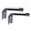3/4" J-Bolt Gate Hinge | Heavy Duty 7" Adjustable Barrel | 1 Pair (2 QTY)