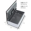 Lysmics Book Safe Box Lock Hidden Safe (Black, S)