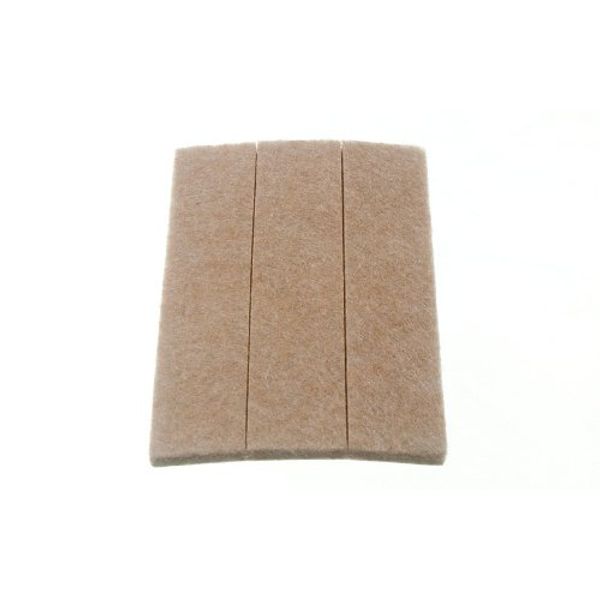 24 x Rectangular Felt PAD 90mm x 20mm x 4mm Depth