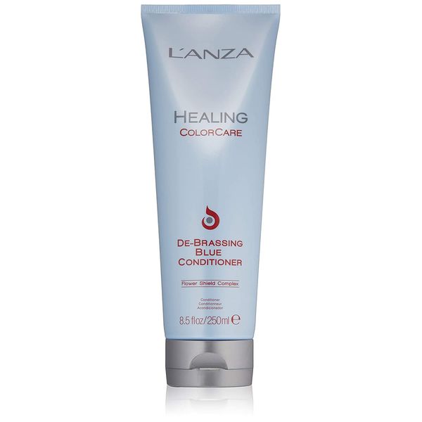 L'ANZA Healing ColorCare Ultra De-Brassing Professional Blue Conditioner, Color Toning Haircare to Eliminate Unwanted Brassiness, Sulfate-free Formula (8.5 Fl Oz)