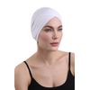 Deresina Headwear W Front Chemo Cap (White)