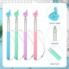 4pcs Telescopic Teachers Pointer, Pointer Sticks with Lanyard, Extendable Hand Pointer Finger Pointing Sticks, Retractable Whiteboard Pointer for Teachers Speakers Classroom Presentation