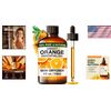 4 Oz Organic Sweet Orange Essential Oil for Diffuser & Skin - Relax & Revive