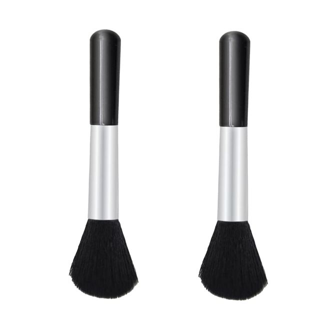 Powder Makeup Brush, 2 Pcs Powder Foundation Makeup Brush, Dusting Brush, Highlight Blush Make-up Brush