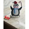 CHRISTMAS HOUSE  6.5” METAL PENGUIN STAND