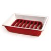 Norpro, Red Rectangle Silicone Roasting Rack, 1 EA