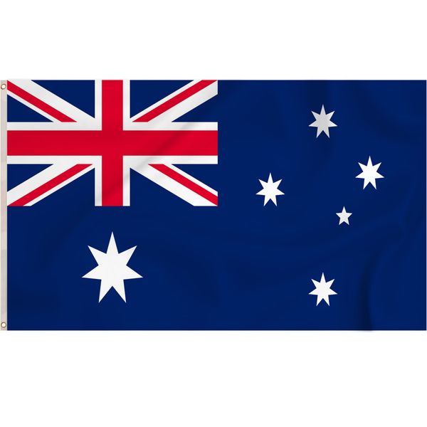 Storm&Lighthouse Australia Flag Australian Flag Oceania Flags 5ft x 3ft with Eyelets