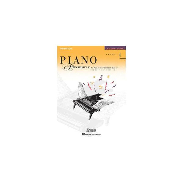 4级课本 菲伯尔钢琴基础教程 英文原版 Piano Adventures, Level 4, Lesson Book