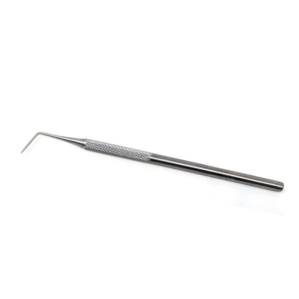 Dental Care Tool Explorer #6 to Remove Plaque and Tartar at Home Made of Stainless Steel with Precision Tips Knurled Handle Design for Firm Grip to Remove Teeth Stain Pet Oral Hygiene Care